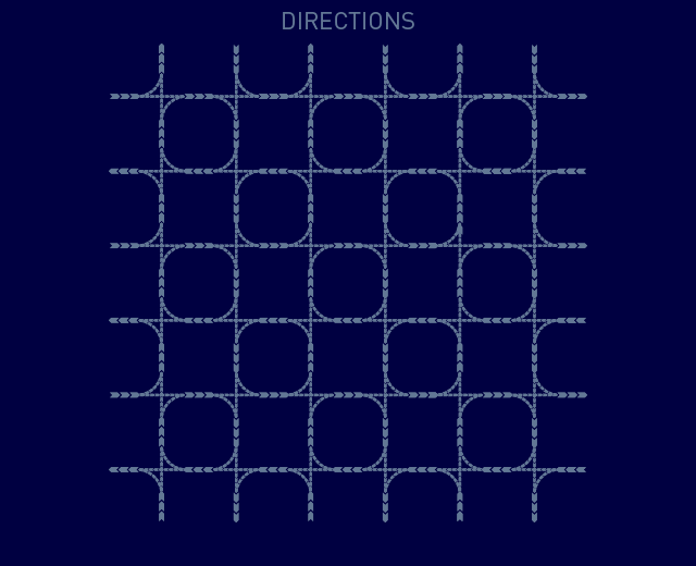 Grid allows multiple routes System dynamically control flow